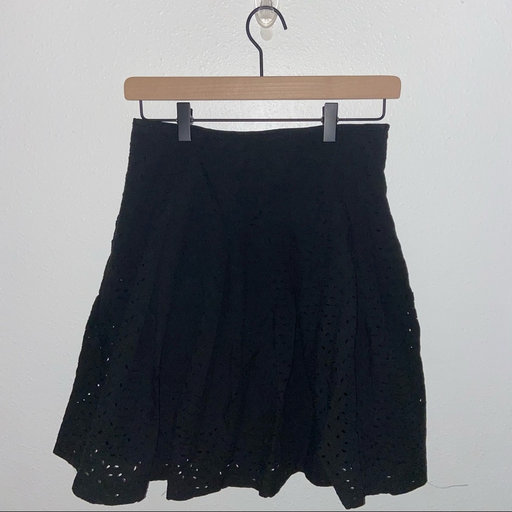 elie tahari eyelet skirt